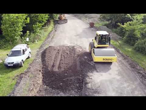 ჭიათურა ზესტაფონის გზაზე სარეაბილიტაციო სამუშაოები მიმდინარეობს